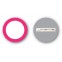 Ronde pin met contrastrand